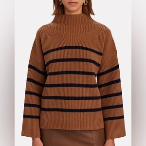 A.L.C. Louise Striped Merino Wool Sweater XS